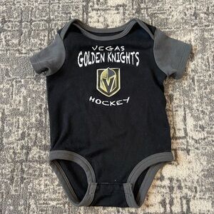 3/$10 NHL Vegas Golden Knights Black and Gray Baby Bodysuit